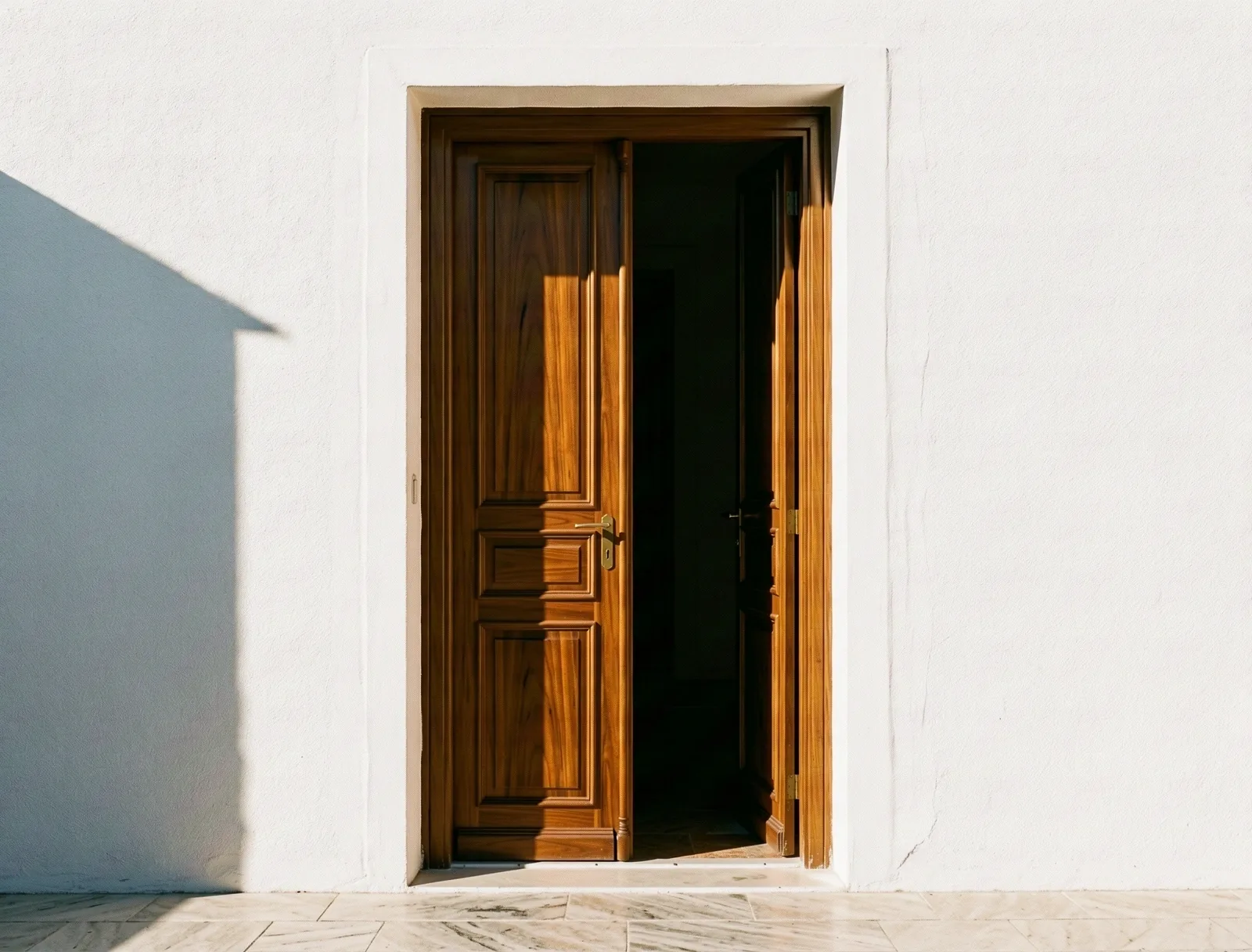 Architectural shadows in Athens